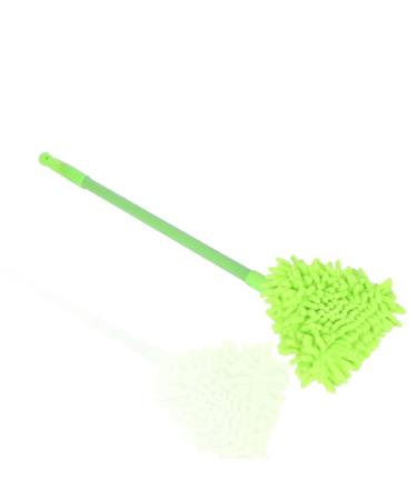 Extendable Mop 37 Inch Wall Mop with Long Handle Chenille Microfiber Cleaning Head Wall Mop 180 Degree Rotatable Triangular Cleaning Mop Home Wall Ceiling Floor Cleaning