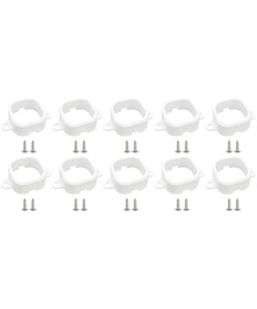  SHYYOULQE Pack of 10 outdoor lighting clips for all weather conditions robust construction for secure attachment rainproof mounting clip - Buy Online on GoSupps.com
