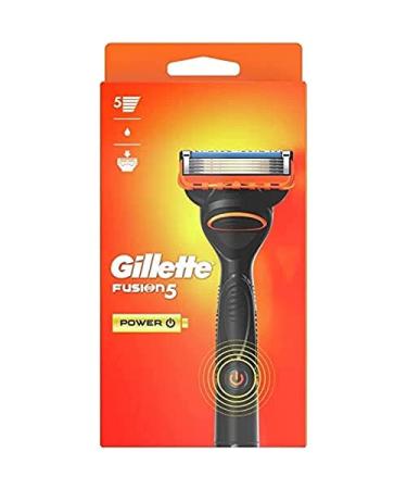 Gillette Fusion5 Power Men's Shaver - Designed with Anti-Friction Blades for up to 20 Shaves per Refill - 1 Refill