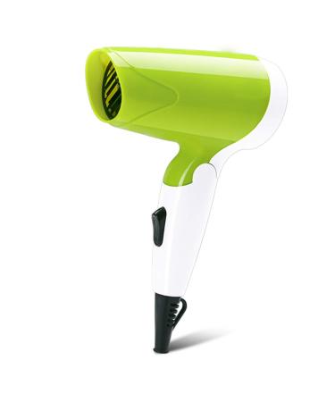 Professional Folding Hairdryer 900W Powerful Hair Dryer Portable Travel Fast Drying Hair Lightweight Quiet Blow Dryer Hot/Cold DC Motor Compact Dryer Protect Hair for Home Men and Women Green Small
