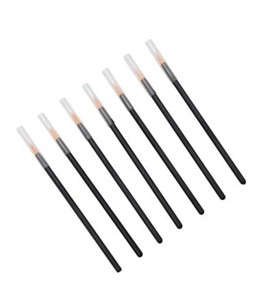 WOONEKY 100pcs Eyeliner Eyebrow Liner Brush Cosmetics Brush Fine Line Brush Makeup Tools With Hat