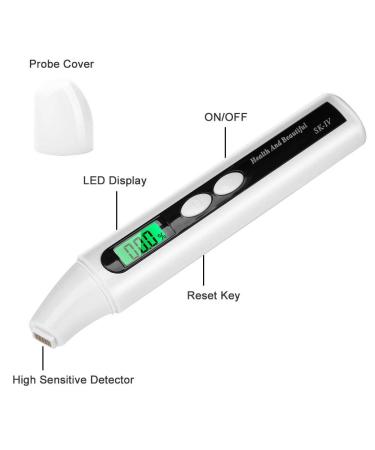 Buy Skin Analyzer - Digital Face Tester & Oil Monitor for Home & Travel | LCD Display for Radiant Skin - Buy Online on GoSupps.com