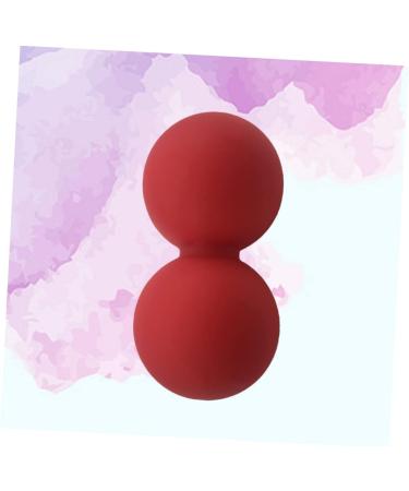 Ultechnovo 3-in-1 Peanut Massage Ball - Silicone Lacrosse Roller for Muscle Relief & Yoga Fitness - Buy Online on GoSupps.com