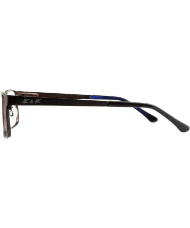Edison & King Understatement Metal Reading Glasses +1.00 dpt with Premium Lenses & Bluelight Protection - Brown International Shipping - Buy Online on GoSupps.com
