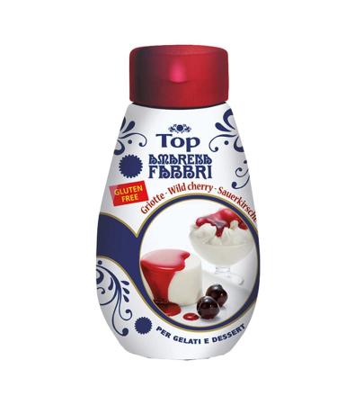 Fabbri Amarena Mini Topping black cherry 225g + Italian gourmet polpa 400g