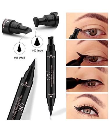 Winged Eyeliner Stamp - Dual Pens for Perfect Cat Eye Vamp, Waterproof and Smudgeproof - Buy Online on GoSupps.com