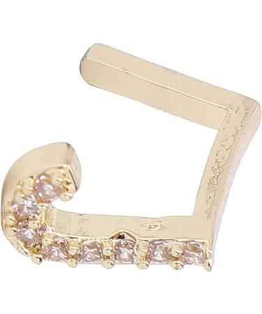 Hip Hop Tooth Removable Teeth Brace Decoration for Costume Party with Unique Appearance (Gold) J Gold - Buy Online on GoSupps.com
