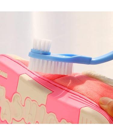 Home Shoes Brushes Shoe Brush Double Head Long Plastic Handle Shoes Wash Brush Cleaner Sneakers Shoe Cleaning Washing Toilet Dishes Brushes Bathroom Tool Brush - Buy Online on GoSupps.com