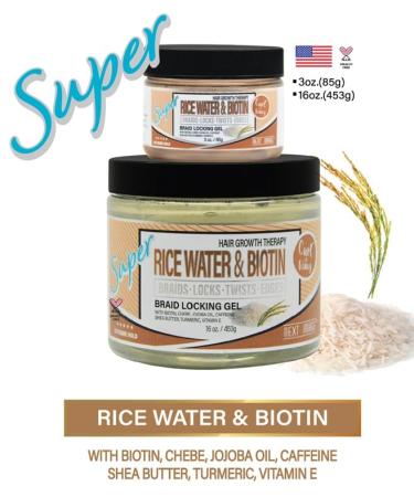 Braid Locking Gel Super Hold | NEXT IMAGE | Rice Water Formula for Strong Long-Lasting Styles | Shop Internationally - Buy Online on GoSupps.com