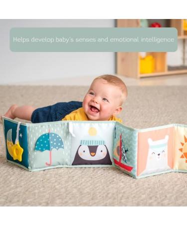 Black & White High Contrast Baby Activity Book for Newborns | Infant Sensory Toys | Soft Cloth Book for Tummy Time | Textured Fabric & Crinkling Shapes | 0-12 Months - Buy Online on GoSupps.com