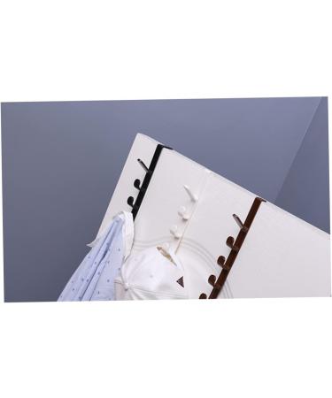Alipis 3pcs 5 Door Rack Hooks Hat Hangerwhitel The Coat Over Holders Towel Multifunctional Plastic medium White - Buy Online on GoSupps.com