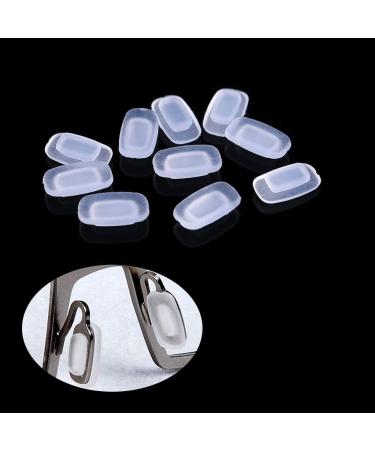 Soft Matte Silicone Nose Pads - Square Shape 5 Pairs for Comfortable Eyewear | International Shipping - Buy Online on GoSupps.com