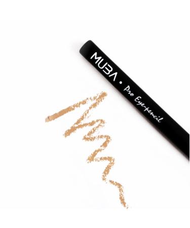 MUBA COSMETICS Eye Pencil  Sand  - Waterproof Eyeliner Pencil  Long Lasting Eye Liner Pencils for Eye Makeup - No Budge Under Eye Pencil Eyeliner  Creamy Eye Pencils  Eyeliner Pencils for Precise Finish - BEIGE / VANILLA