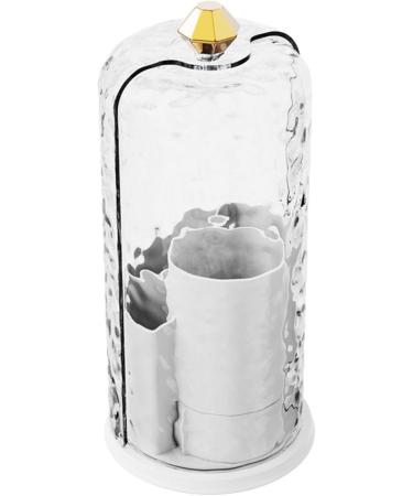 Makeup Brush Holder Rotating Makeup Brush Organizers Makeup Brush Storage Organizers Desktop Organizers For Cosmetics Milky - Buy Online on GoSupps.com