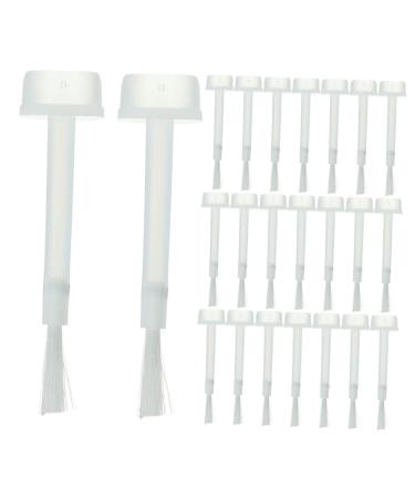 Happyyami 200Pi ces Pinceaux de Vernis Ongles Brosse Pratique et Durable pour Art Ongles Outil de Longue Brosse Ronde Poils Doux