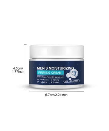 Men's Face Firmming Cream Hydrating Anti-Wrinkle Face Moisturizer with With Collagen Retinol Anti-Aging Face Cream for Skin Tightening Soothing Skin Improves Fine Lines and Wrinkles (1.76 Oz) - Buy Online on GoSupps.com