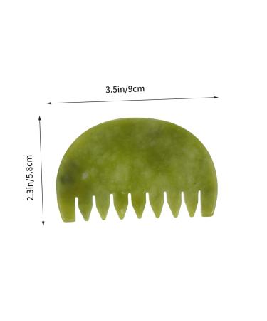 Tovinanna Jade Comb & Scalp Massager - 1pc Hair Massage Tool for Ultimate Relaxation - Buy Online on GoSupps.com