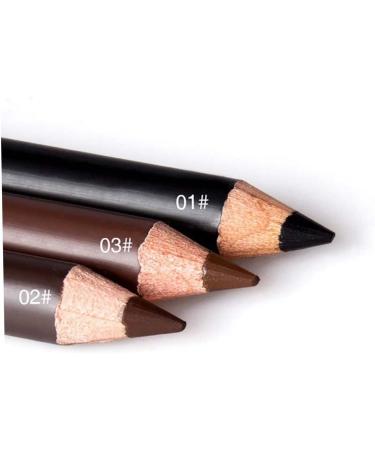 1PC Waterproof Eyebrow Pencils Microblading Eyebrow Pen Smudgeproof Eyes Makeup Pro Eyeliner Eyebrow Pen Defined Natural Brows(03#Brown) - Buy Online on GoSupps.com