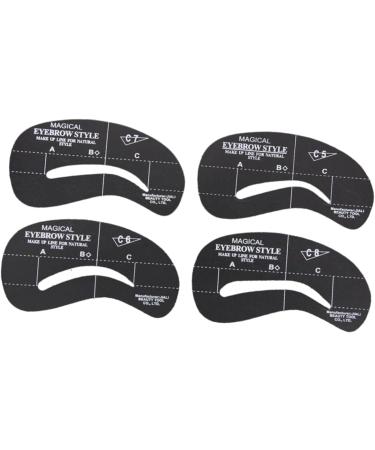 FRCOLOR 24pcs 6 Sets Eyebrow Makeup Templates Eyebrows Shape Tools Eyebrow Templates Mold Sticker Unibrow - Buy Online on GoSupps.com