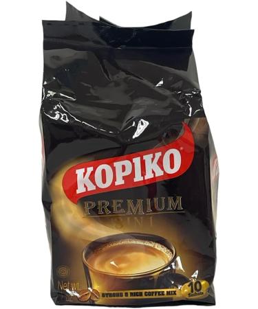 Kopiko 3 in 1 Coffee Mix (3 packs of 10 each/7 oz) PLUS bonus ss coffee spoon - Buy Online on GoSupps.com