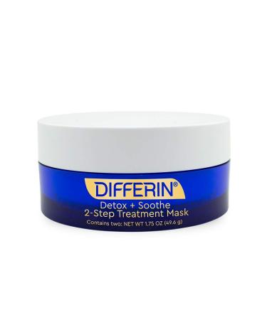 Shop Differin Detox + Soothe 2-Step Beauty Mask | 1.75 oz - Best Acne Treatment - Buy Online on GoSupps.com