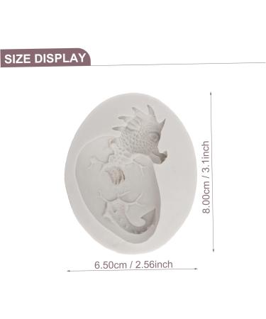 VILLCASE 2pcs Interesting Silicone Mold Clay Molds Dragon Egg Candy Silicone Dinosaur Mold Clay Making Tools Easter Jelly Candle Molds Easter Dinosaur Egg Mold Dinosaur Eggs White Chocolate - Buy Online on GoSupps.com