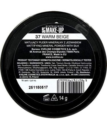  EVELINE COSMETICS Eveline Cosmetics Art Make Up No. 37 Warm Beige Powder - Buy Online on GoSupps.com