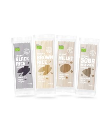 Bio Millet Noodles - Gluten-Free Low Carb Healthy Pasta - 250g | Nutritious Diet Food for International Shipping - Buy Online on GoSupps.com