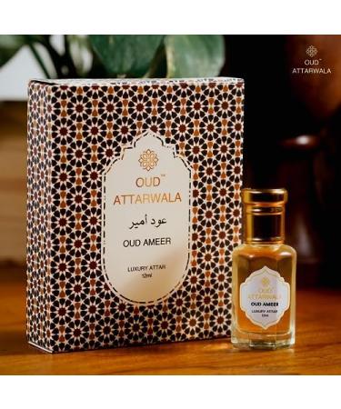 prime craft Oud Ameer Attar (12ml) | Long Lasting Roll On Attar | Alcohol Free Perfume Oil | Authentic Arabic Fragrance Oil (Unisex) - Buy Online on GoSupps.com