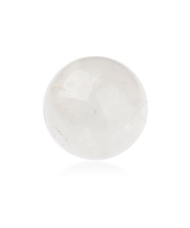 NKlaus Natural Rock Crystal Snow Crystal Ball Shape 30mm Gemstone Magic Decoration Figure 14896