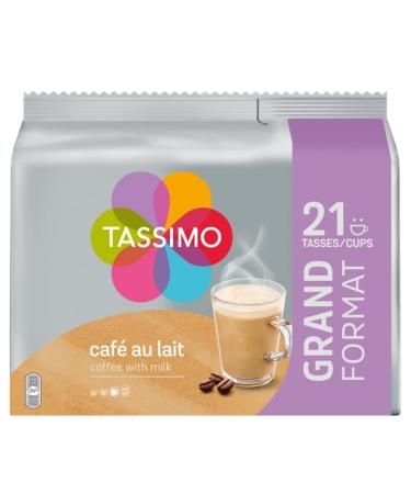 TASSIMO | Tassimo Café Au Lait Coffee Pods X21-242Gr | Pack of (2) | Free Shipping