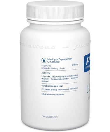 Buy Pure Encapsulations L-Lysine - Essential Amino Acid - 90 Capsules | International Shipping Available - Buy Online on GoSupps.com