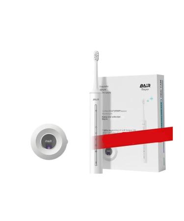 BAIR X3U Smart Electric Toothbrush Sonic Vibration Cleaning and Whitening Automatic for Men and Women (32-33 34-35 36-37 38-39 40-41 42-43 44-45 46-47 : Mobai Luxury 6 Brush Heads)