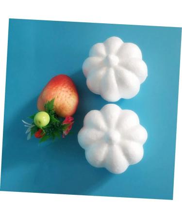 Alipis 30 Pcs White Foam Pumpkins for Crafts Fall Decorations for Home Pumpkin Centerpiece Homemade Ornaments Halloween Jack o Pumpkin White Decor Blue Home Decor Vegetable Fake Pumpkin - Buy Online on GoSupps.com