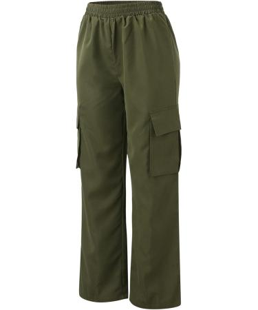 Y2K Women s Parachute Pants | Vintage Cargo Baggy Track Pants | 90s E-Girl Streetwear XL - Lang Green - Buy Online on GoSupps.com