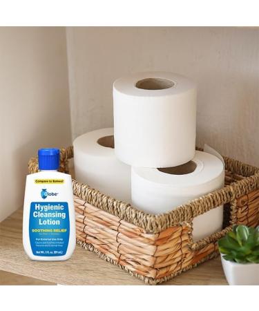 Globe Hygienic Cleansing Lotion for Men and Women, Discomfort, Pain & Itch Relief for Sensitive Areas, Cooling, Non-Irritating & Non-Drying Gentle Personal Care Cleanser, Travel Must Have,3 oz Bottle - Buy Online on GoSupps.com