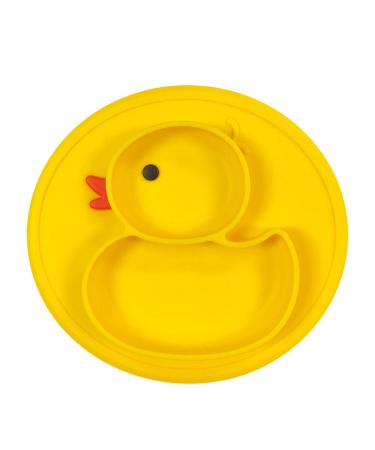 Wrapables  Silicone Placemat + Suction Food Plate for Baby  Duck