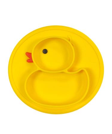 Wrapables  Silicone Placemat + Suction Food Plate for Baby  Duck