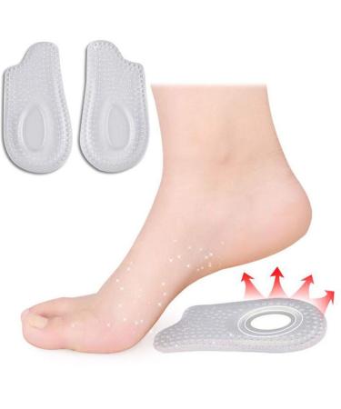 Gel Heel Pads  Self-Adhesive Granular Massage Heel Cup Pads  Comfortable Foot Heel Shock Absorbing Support Cushion Anti-wear High Heel Insole  Pain Relief Protector for Heel Pain and Prevent Rubbing