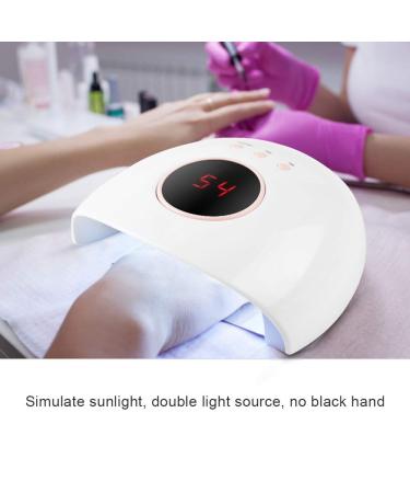 24W UV Nail Dryer Lamp - LED Gel Hardening 30s/60s Timer & Auto Sensor | Perfect Nail Art Tools for All Nail Polishes - Buy Online on GoSupps.com