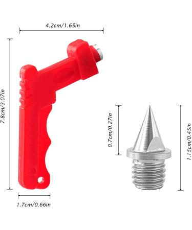 100PCS Track Spikes with Spike Wrench | Replacement Spikes for Sprint Sports Shoes - Buy Online on GoSupps.com
