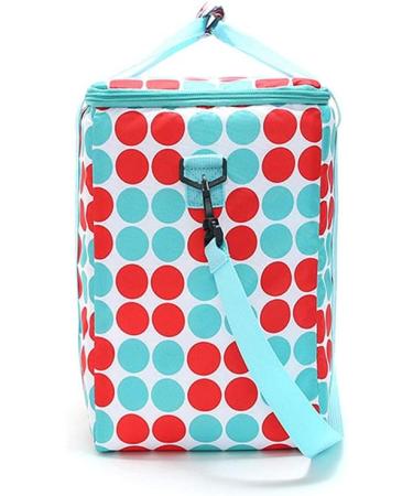 20L Oxford Cloth Waterproof Cooler Bag with Shoulder Strap Insulated Lunch Box Oxford Waterproof Cooler Bag Red - Buy Online on GoSupps.com