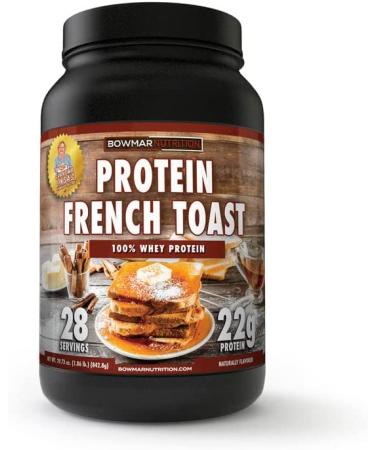 Bowmar Nutrition Whey Isolate Protein Meal Replacement.-  French Toast -  2 Lb