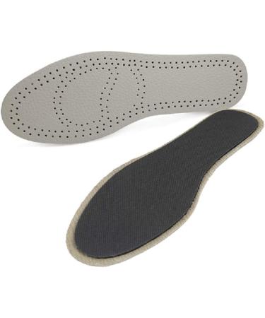 Shop Leather Insoles for Comfort - Breathable Shock Absorber Inserts for Men & Women | 23.5cm US Women Size 4.5-5.5 - Buy Online on GoSupps.com