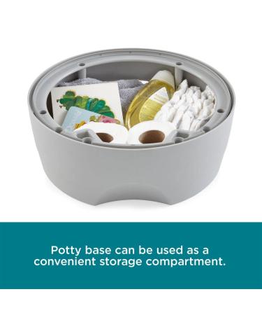 Contours Bravo 3-Stage Potty System - Potty Chair, Toilet Trainer, Step Stool All in One | Gray - Buy Online on GoSupps.com