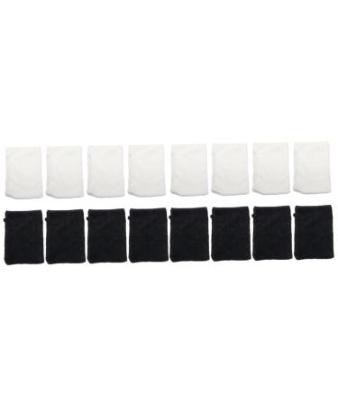 FRCOLOR 16 Pcs Fiber Makeup Remover Gloves Exfoliating Face Washing Glove Sun Body Oil for Face Microfiber Face Cleansing Gloves Polyester Edging Cosmetic Travel Cleansing Towel