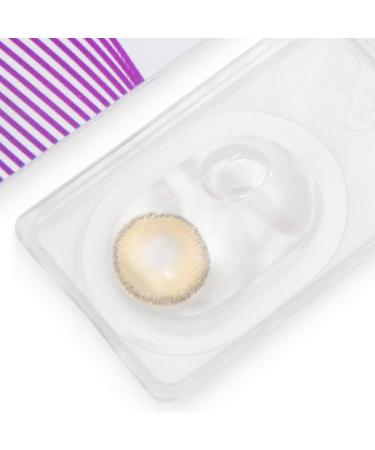 Glamlens Mirel Brown Contact Lenses - Natural Silicone Comfort - Strongly Covering - -1.00 Diopters - 1 Pair (2 Pieces) - Shop Internationally - Buy Online on GoSupps.com