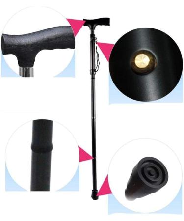 Walking Stick Folding Cane Crutches Adjustable Walking Crutches Folding Stick Height Adjustable Reliable Lightweight Folding Walking Stick 80-90cm Adjustable Bathing in Sunlight - Buy Online on GoSupps.com