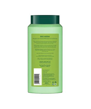 Biotique Bio Neem Margosa Anti Dandruff Shampoo & Conditioner - 340ml | Natural Hair Care | International Shipping - Buy Online on GoSupps.com