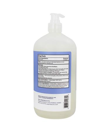 EO Lavender Hand Sanitizer - 32 oz | Natural Ingredients | Antibacterial Formula - Buy Online on GoSupps.com